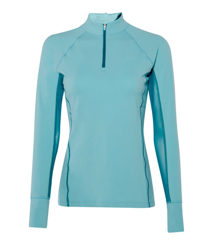 Noble Oufitters Ashley Long Sleeve Performance Shirt (Antigua Blue)