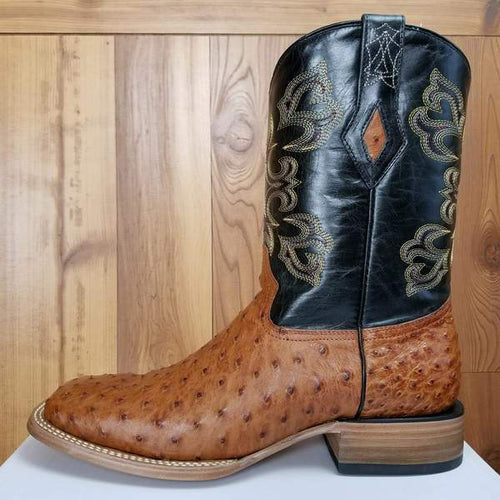 R J.B. Dillon Full Quill Ostrich Boots