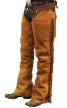 Whiskey Roughout Suede K Bar J Fitted Cowhorse Chaps