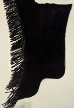 1== Adult XSmall Top Grain Black Suede Chaps