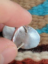 Navaho Sterling Turquoise Ring Marked size 7