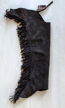 1 Youth Large/Xlarge Black Suede Chaps