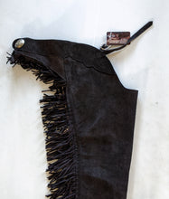 1 Youth Large/Xlarge Black Suede Chaps