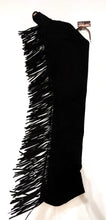 1= = Adult Small Long Black Ultrasuede Chaps