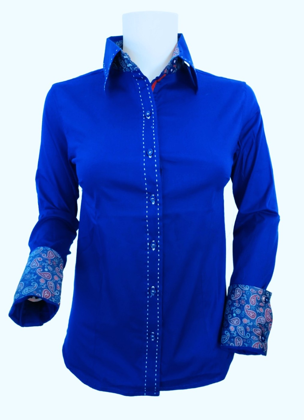 FRENCH BLUE  CONTRAST SHIRT