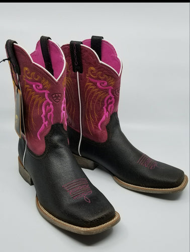 R Ariat Youth/Ladies Square Toe Boots New size 5 & 6 available