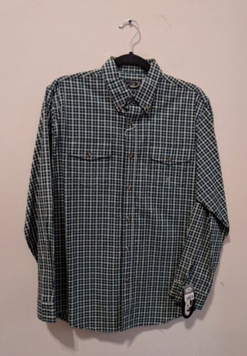 Sale Roper Boys XL Pine Green Plaid Shirt New