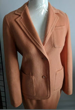 JAX PEACH COLORED WOOL SKIRT SUIT SIZE 6 BEAUTIFUL!