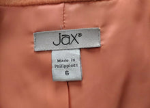 JAX PEACH COLORED WOOL SKIRT SUIT SIZE 6 BEAUTIFUL!