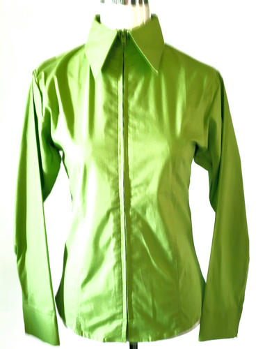 Zip-up Show Shirts XS-4X by RHC Lime Green