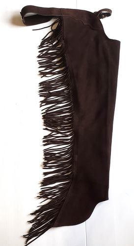 1== Youth Large Chocolate Whitman Suede New Chaps