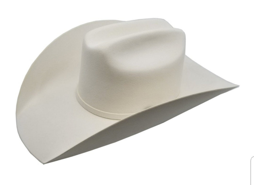 SALE: Atwood 5X WHITE Hat 4.25