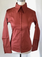 ZIP UP SHOW SHIRTS XS-4X Ladies Solid Colors