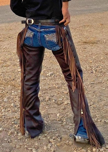 ** K Bar J Copper Chocolate Cowhorse Ranch Riding Chaps