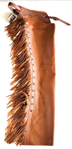 K Bar J Small Whiskey Caramel Cowhorse Ranch Riding Chaps