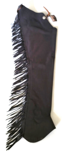 R Adult Medium Berry Fit Charcoal Ultrasuede Chaps