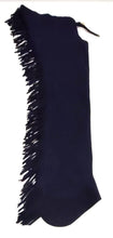 1 == Youth Large Navy Ultrasuede Chaps
