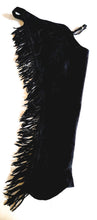 1 == Adult 2X Hobby Horse Suede Chaps Black