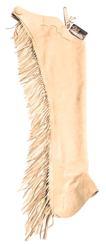 R Youth Medium Hobby Horse Tan Ultrasuede Chaps