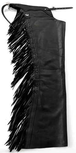 K Bar J Black Cowhorse Reining Ranch Riding Chaps Small