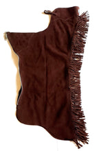 Adult Small/Medium Chocolate Suede New Chaps