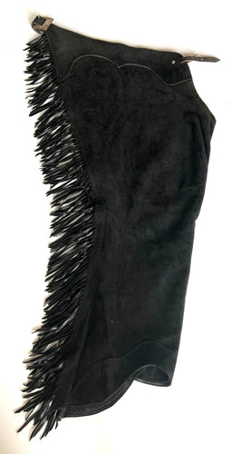 Pat’s Chaps Black Suede Chaps 4X 5X