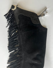 Black Basketweave Adult Small Chaps Custom