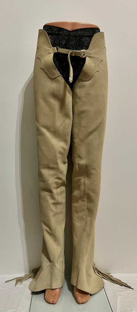 HOBBY HORSE SAND ADULT LARGE SUEDE CHAPS – Rock & Rail Western Wear
