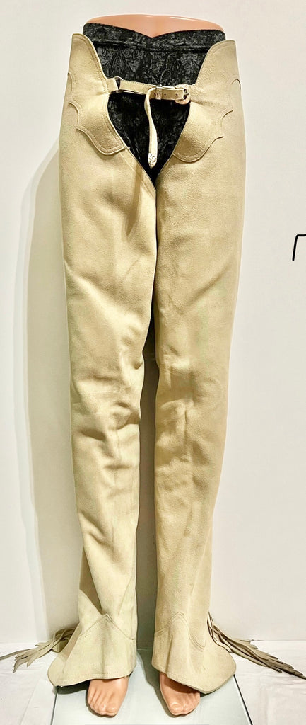 HOBBY HORSE SAND ADULT LARGE SUEDE CHAPS – Rock & Rail Western Wear