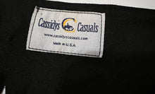 R CASSIDY CASUALS Black Uktrasuede Chaps Youth Small Medium