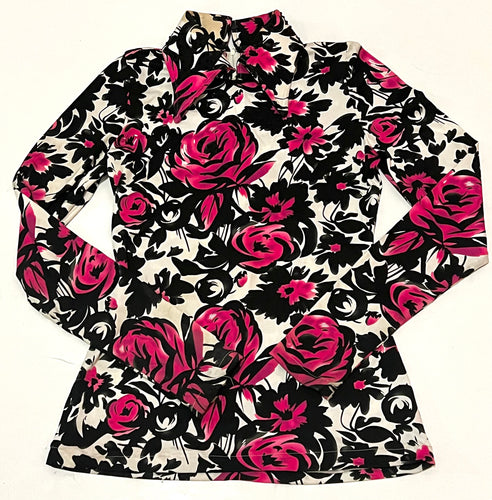 Pink Roses Shirt Adult Medium