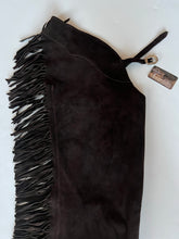 Chocolate Adult Small Long Suede Chaps