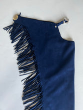 Adult XS XSmall Navy Ultrasuede Chaps