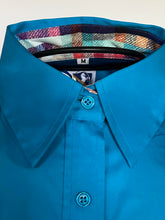 Faux Button Up Shirt with Full length Hidden Zipper by RHC