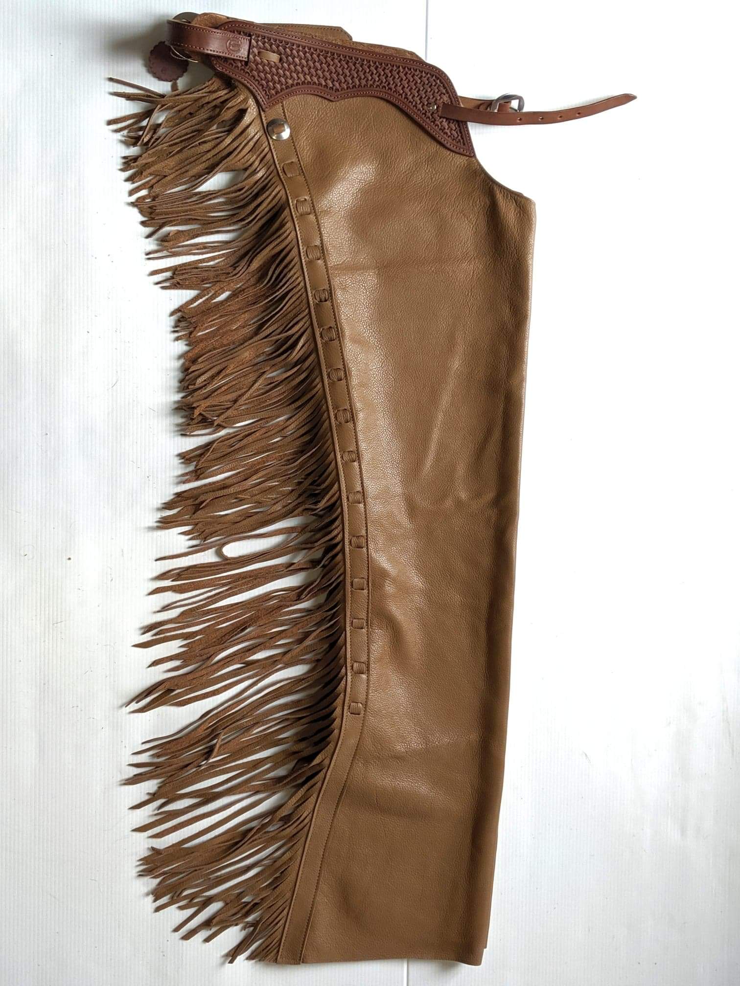 K Bar J Cowhorse Ranch Riding Chaps Chocolate w/Dark chocolate yoke ...