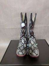 R Boots by Ferrini Snakeskin Square Toe Women's size 6.5B Brand New