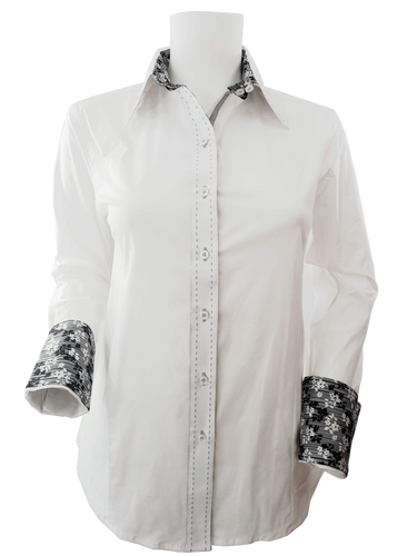 WHITE CONTRAST SHIRT